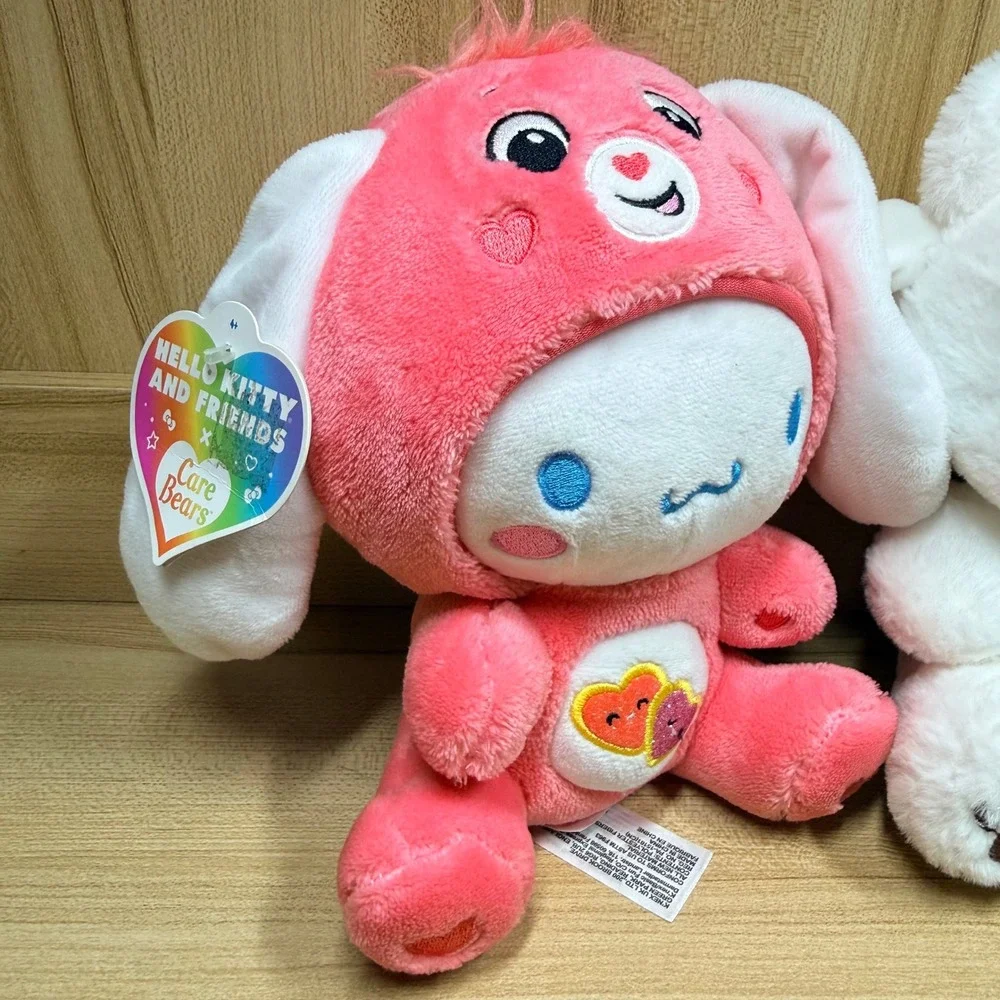 Sanrio Cinnamoroll x Bears hoodie Plush Set Pink White Blue Kawaii 3pc